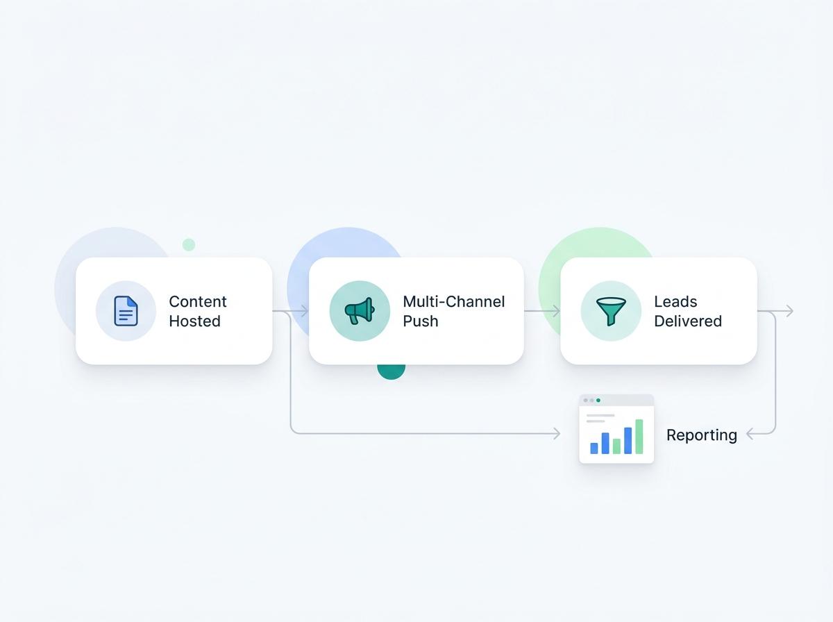 Content syndication demand generation workflow